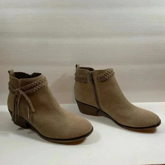 Michael Shannon Leather bohemian style boots size 9.5 - Picture 3 of 7